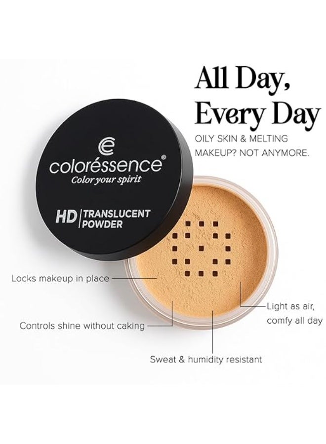 COLORESSENCE HD Translucent Loose Powder, Soft Beige, 10gm | Blurs Pores & Fine Lines | For All Skin Types | Long Lasting | Matte Finish | Lightweight - Image 3