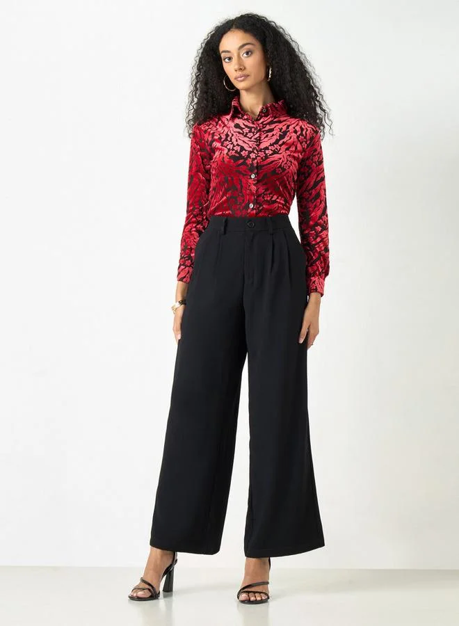 2Xtremz 2Xtremz All-Over Print Shirt with Long Sleeves