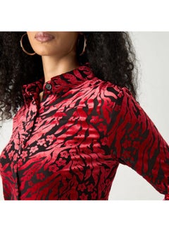 2Xtremz 2Xtremz All-Over Print Shirt with Long Sleeves  - Image 2
