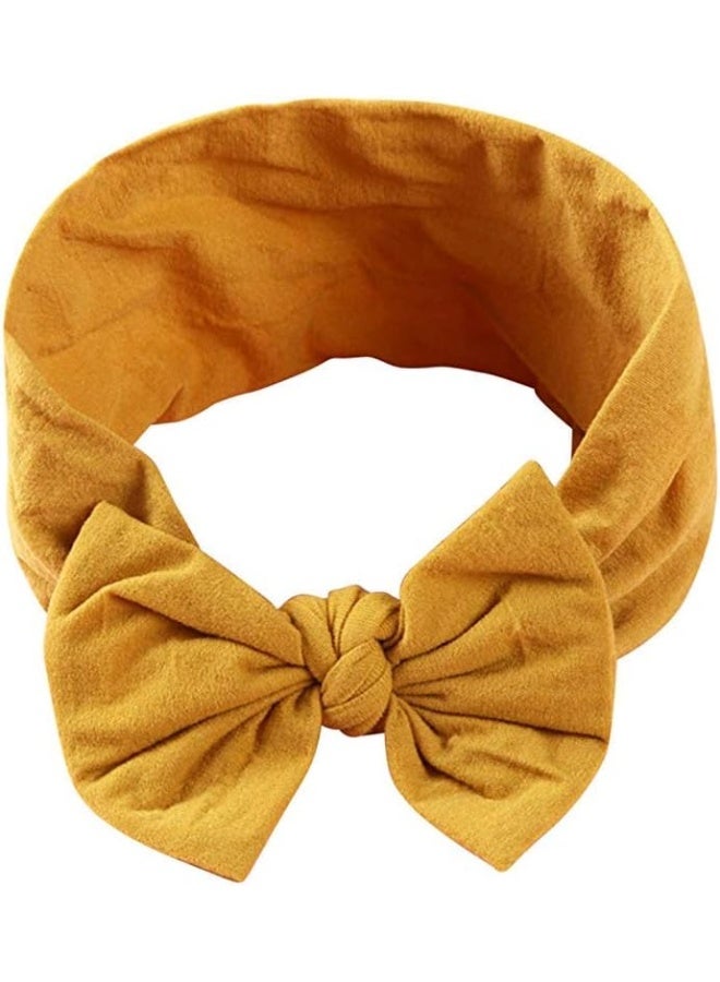  بالي PALAY® 6 قطع من عصابات الرأس المصنوعة من النايلون للأطفال على شكل عمامة معقودة للفتيات، ربطة شعر فائقة النعومة وقابلة للتمدد للأطفال حديثي الولادة - Image 3