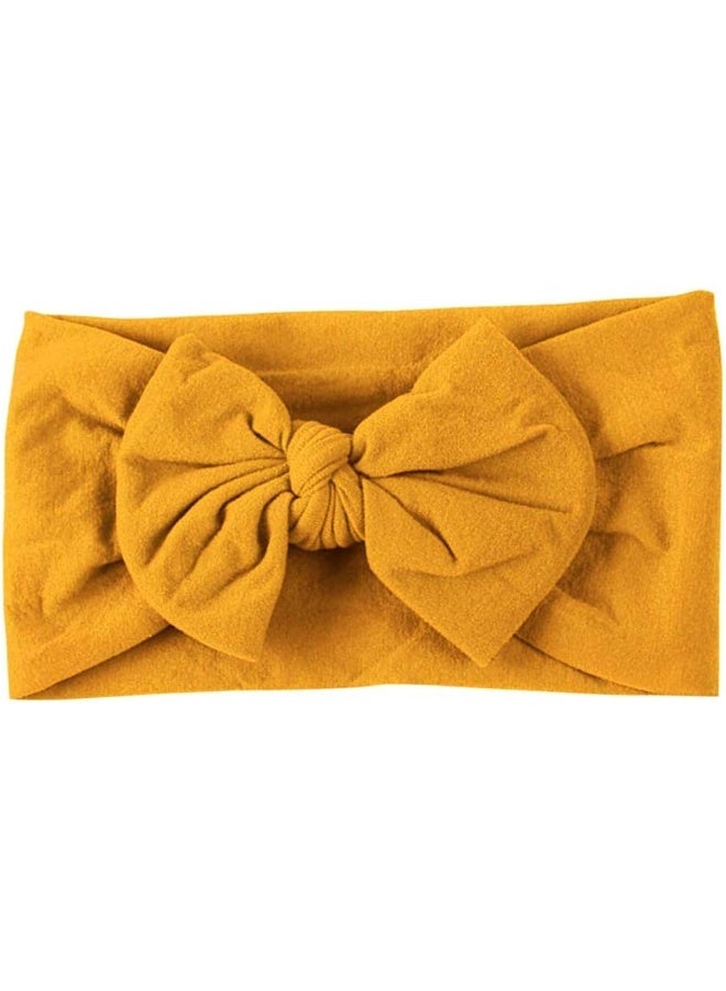  بالي PALAY® 6 قطع من عصابات الرأس المصنوعة من النايلون للأطفال على شكل عمامة معقودة للفتيات، ربطة شعر فائقة النعومة وقابلة للتمدد للأطفال حديثي الولادة - Image 4