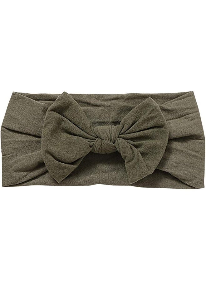  بالي PALAY® 6 قطع من عصابات الرأس المصنوعة من النايلون للأطفال على شكل عمامة معقودة للفتيات، ربطة شعر فائقة النعومة وقابلة للتمدد للأطفال حديثي الولادة - Image 5