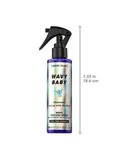 MANE CLUB Wavy Baby Wave Texture Spray, cruelty free, vegan, no sulfates or parabens, 5.3 Oz  - Image 3