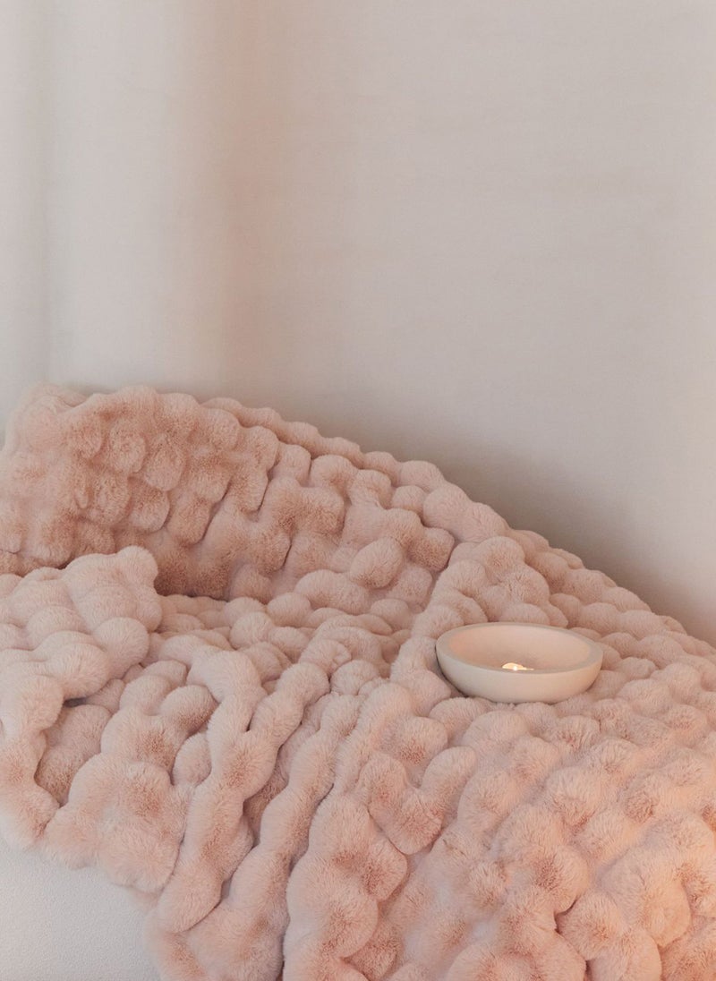 Sharpdo - Winter Thickened Rabbit Fleece Blanket, Bedroom Double-sided Plush blanket, Cozy Fluffy Soft Warm Nap Blanket, 180*200 cm - Image 1