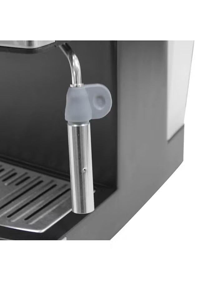 All-In-One Coffee Maker to make Espresso, Cappuccino and Latte with 15 Bar Steam Pressure Pump, Svivel Steam Jet to Froth Milk and Keep Warm Tray 150 ml 850 W NL-COF-7055 Black/Silver  - Image 4