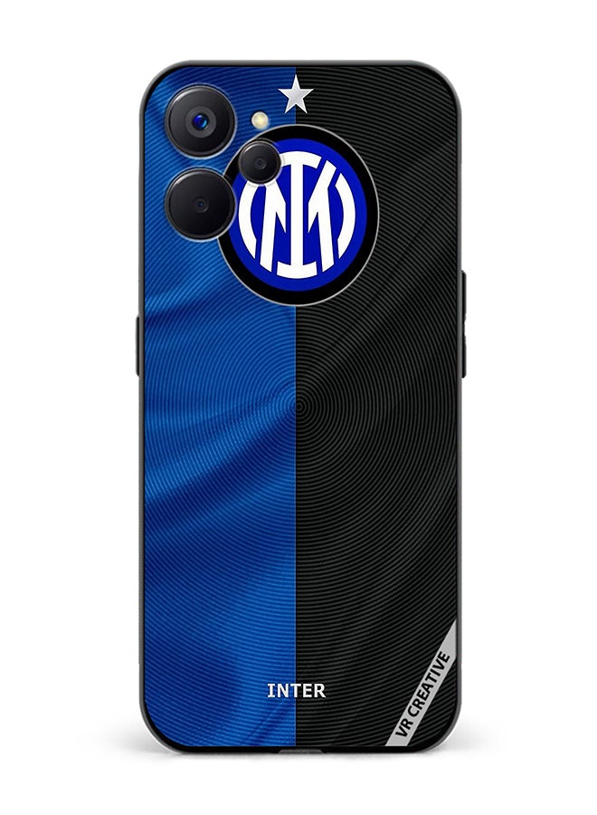 VR CREATIVE Protective Case Cover For Realme 10 5G Inter Milan Logo Design Multicolour - Image 1
