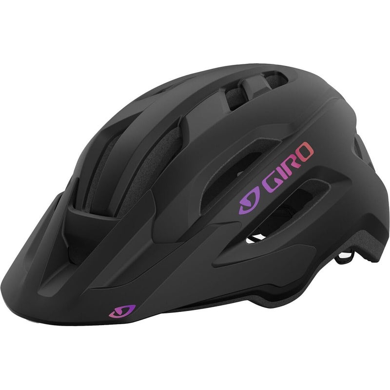 Giro Fixture II MIPS Mountain Bike Helmet for Men, Women, Kids, and Adults â€“ Matte Black/Purple Gradient Logo, Universal Women (50-57 cm) - Image 1