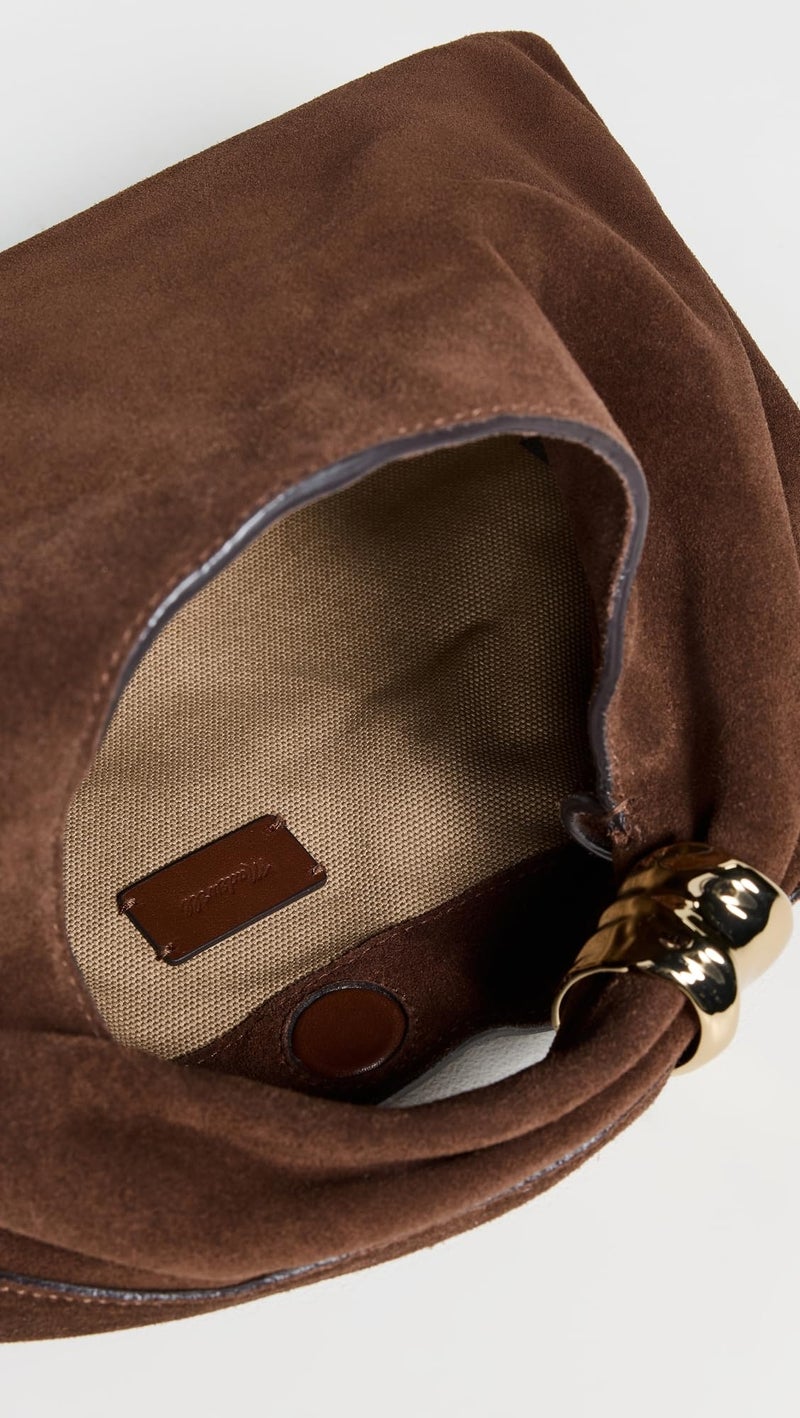 Made Well Madewell Women's Suede Hand Held Ring Pouch, Soft Mahogany, One Size - Image 5