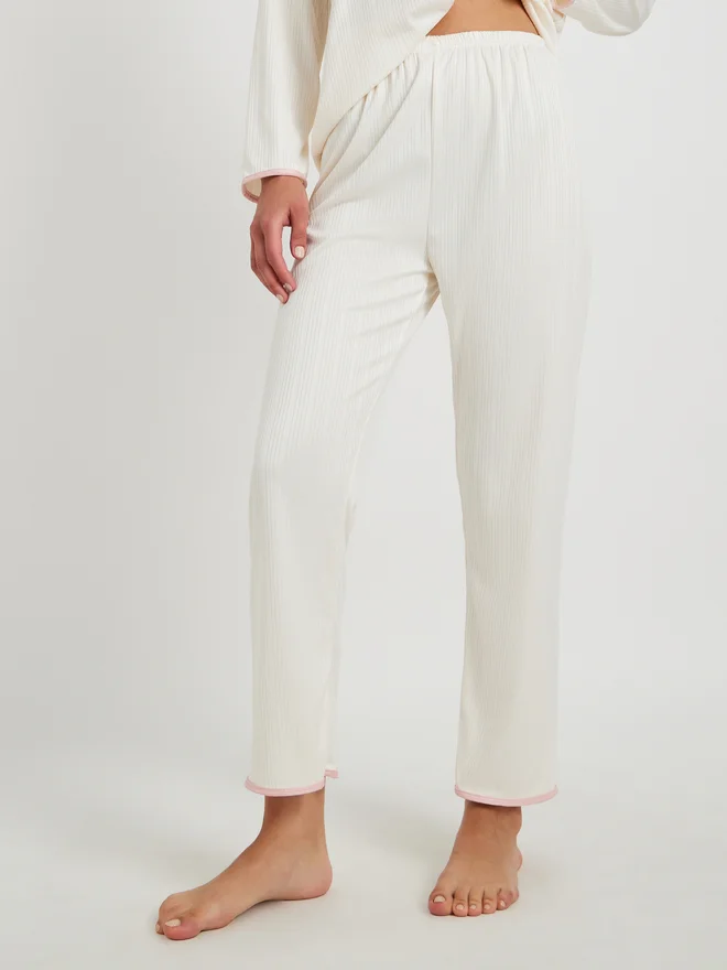 Take Two Take Two Solid Long Sleeve Shirt and Pyjama Set