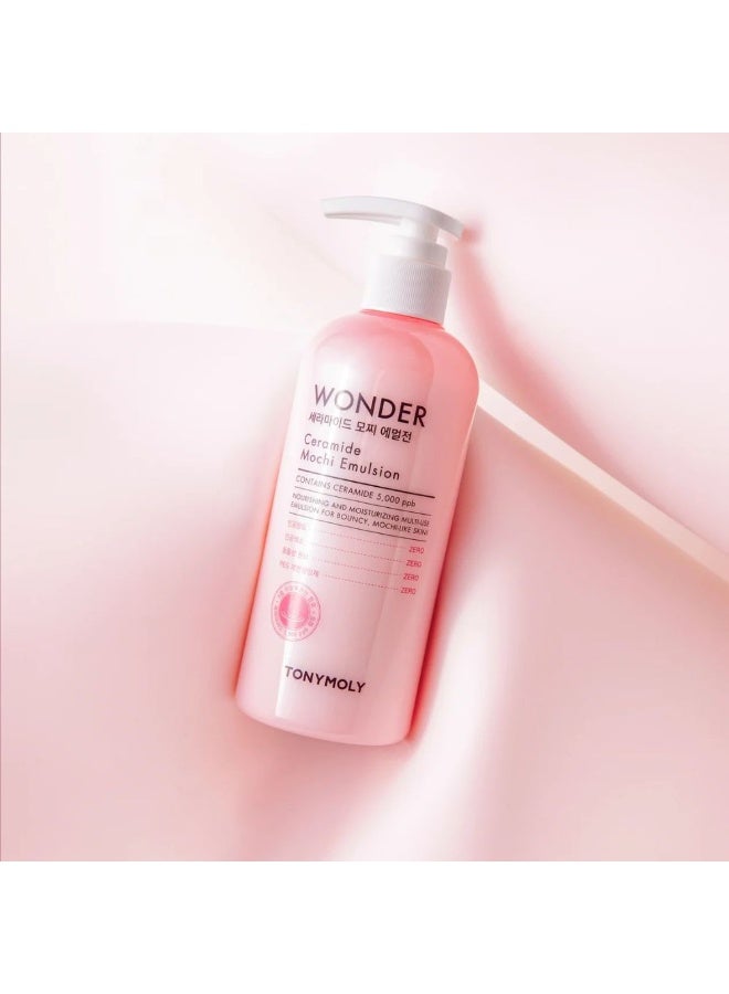 TonyMoly Wonder Ceramide Mochi Emulsion Face Moisturizer 300ml - Image 3