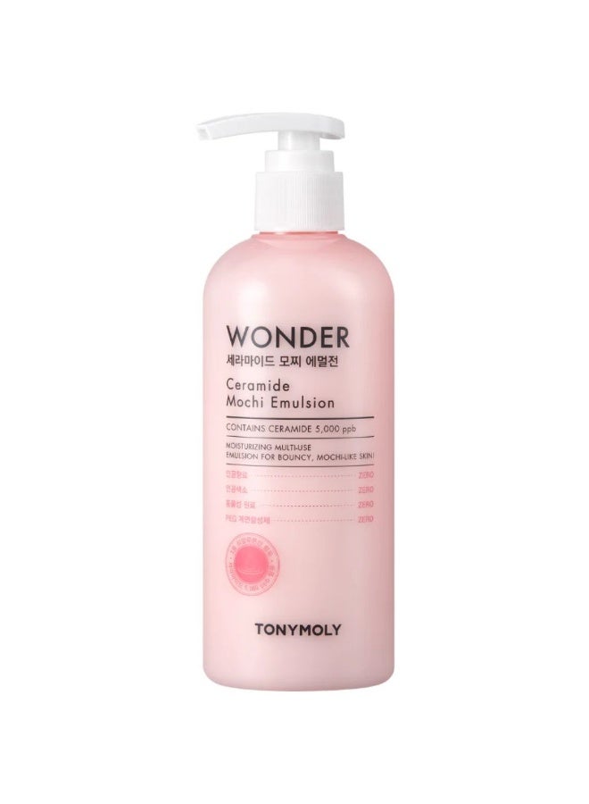 TonyMoly Wonder Ceramide Mochi Emulsion Face Moisturizer 300ml - Image 1