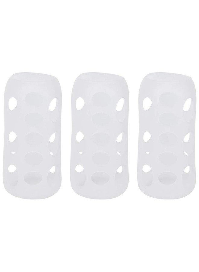 Garosa 3Pcs Silicone Sleeve Glass Milk Bottle Sleeve Silicone Wide Caliber Silicone Thermal Insulation Milk Bottle Cover Baby Supplies - Image 1