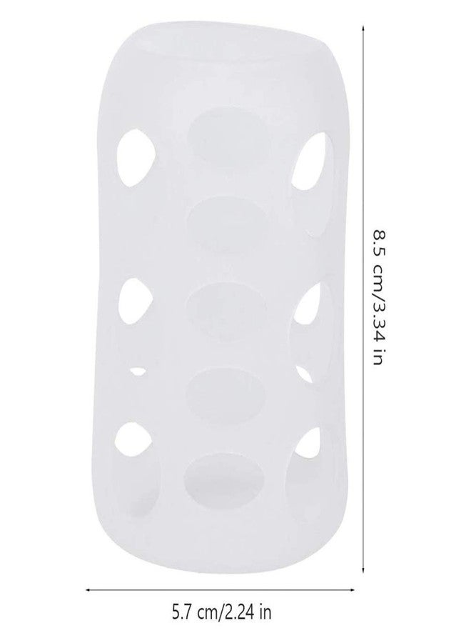 Garosa 3Pcs Silicone Sleeve Glass Milk Bottle Sleeve Silicone Wide Caliber Silicone Thermal Insulation Milk Bottle Cover Baby Supplies - Image 2