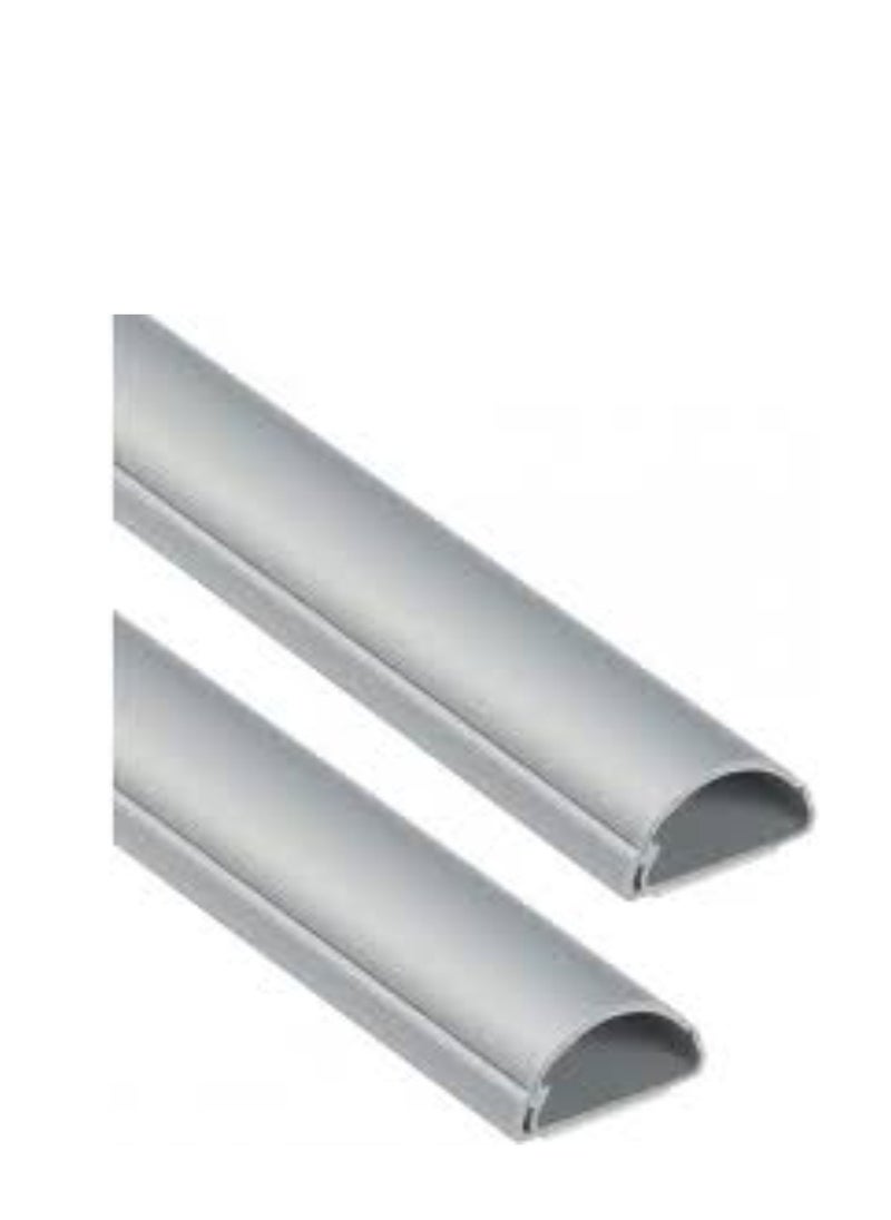 KNP KNP Electrical PVC Floor Trunking is an efficient and practical solution for organizing and protecting electrical cables in various settings Measuring 16mm x 65mm Pack of 6 this trunking is designed to accommodate multiple cables ensuring a neat and tidy installation.  - Image 1