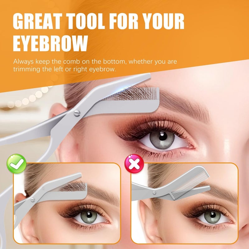 With eyebrow scissors, unisex finishing beauty tool set - Image 5