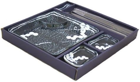 Asian Home Contemporary Dinnerware 7 PCS Sushi Dinner Set