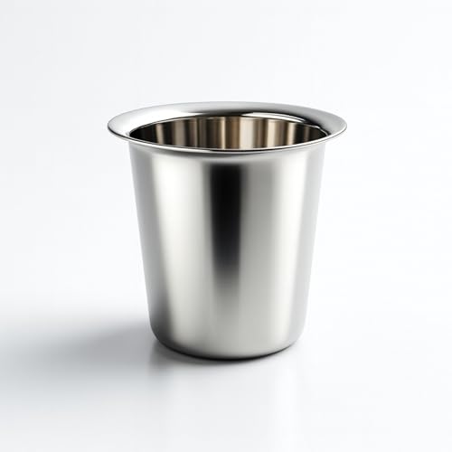 GALOOF Stainless Steel Kumbakonam Coffee Dabara Set | Heavy Gauge Mirror-Polished 100 ml Tumbler + 200 ml Bowl | Authentic South Indian Filter Coffee Dabara Set (100 ML, Pack of 6) - Image 5