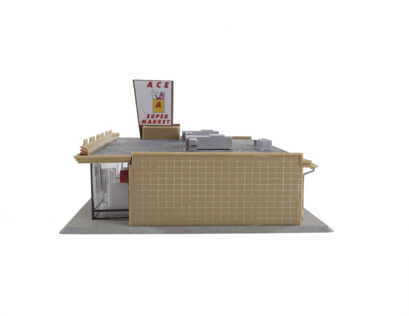 Life-Like Trains Life-Like Trains HO Scale Building Kits - Ace Super Market  - Image 3