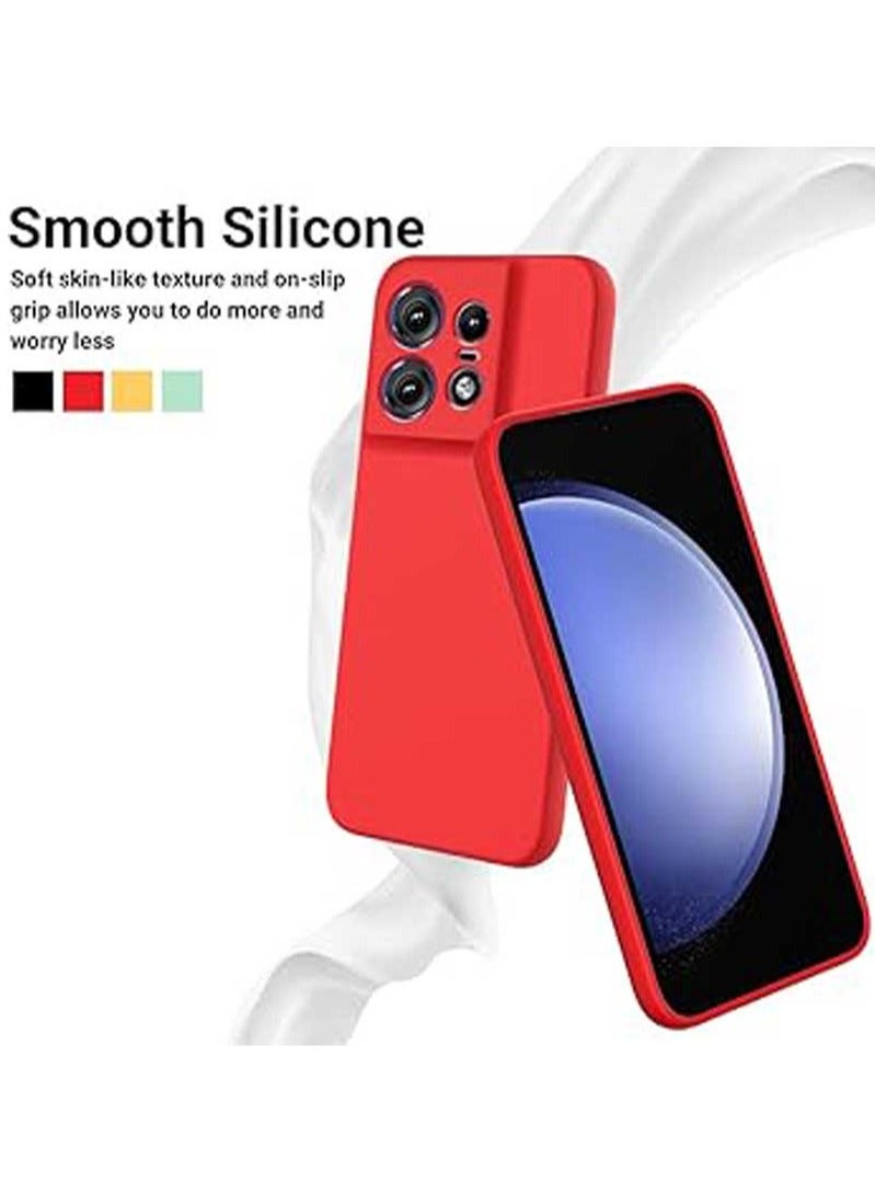 general for Motorola Edge 50 Pro Case,Liquid Silicone Phone Case,Shockproof, Drop-proof and Fingerprint-resistant - Image 3