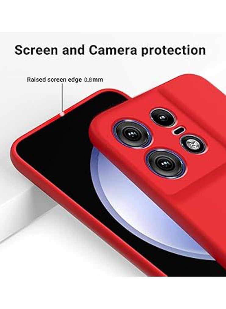 general for Motorola Edge 50 Pro Case,Liquid Silicone Phone Case,Shockproof, Drop-proof and Fingerprint-resistant - Image 5
