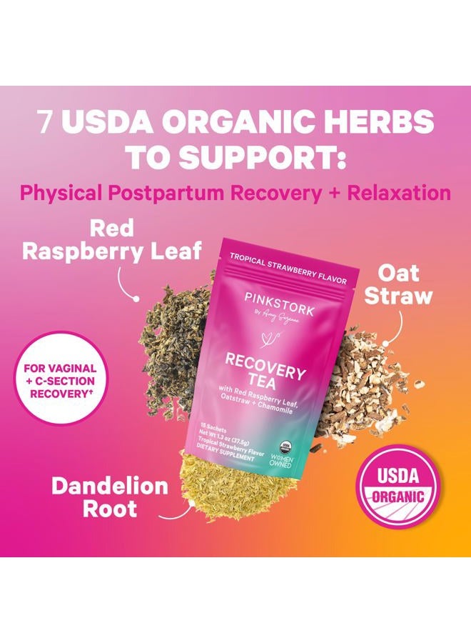 Pink Stork Postpartum Bundle: Postpartum Reset, Uplift Tea, Recovery Tea -Supports Hormones, Encourages Emotional Calm, Restores Nutrients - Image 4