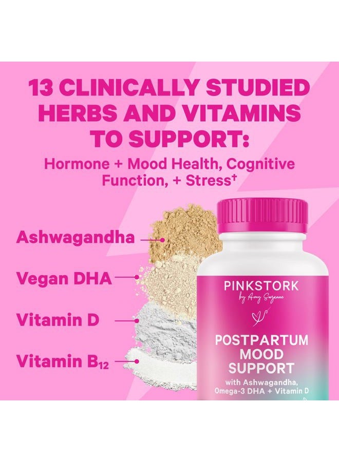 Pink Stork Postpartum Bundle: Postpartum Reset, Uplift Tea, Recovery Tea -Supports Hormones, Encourages Emotional Calm, Restores Nutrients - Image 2