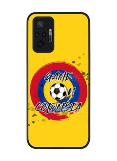 Rugged Black edge case for Redmi Note 10 Pro 4G Slim fit Soft Case Flexible Rubber Edges Anti Drop TPU Gel Thin Cover - Game on Colombia