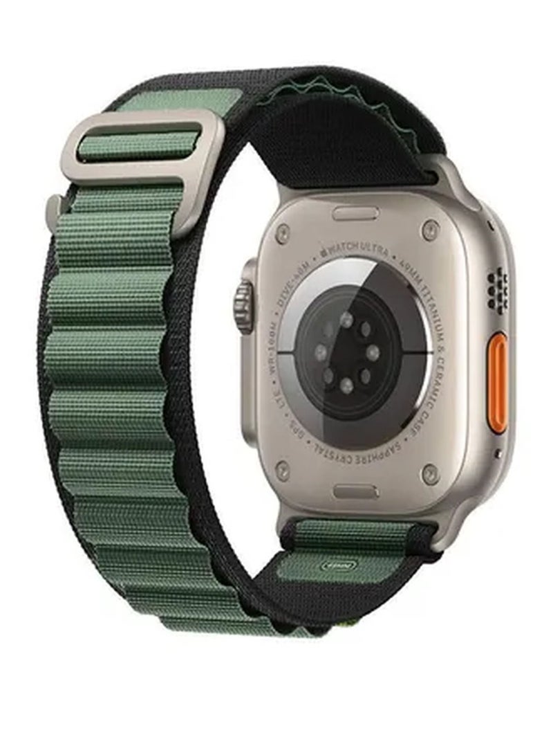 vesus Watch alpine Loop Band 49mm/45mm/44mm Nylon Woven Sport Strap Compatible with Watch Series 8/Ultra/7/SE/6/5/4/3/2/1