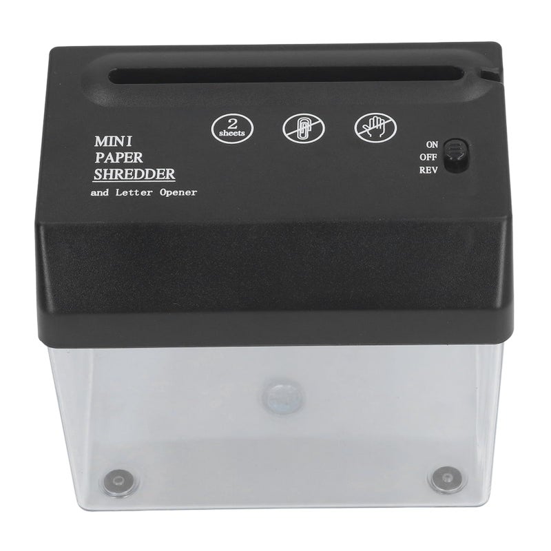 A4 A6 Paper Automatic Mini Electric Shredder USB Powered 4 84 Inch Input Bill Receipts - Image 4