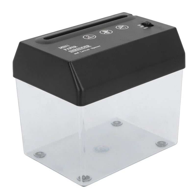 A4 A6 Paper Automatic Mini Electric Shredder USB Powered 4 84 Inch Input Bill Receipts - Image 5