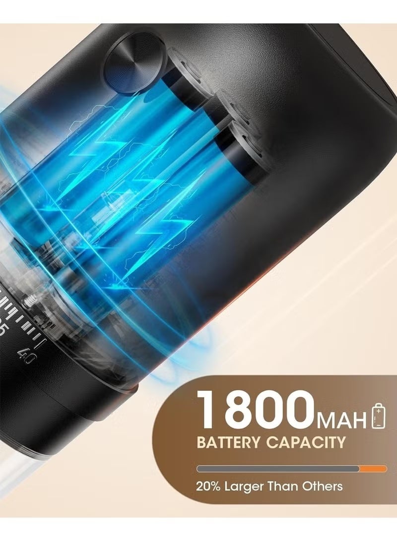 حصريا مطحنة قهوة كهربائية منزلية، مطحنة محمولة أوتوماتيكية بالكامل، مطحنة قهوة صغيرة قابلة لإعادة الشحن عبر USB - Image 4