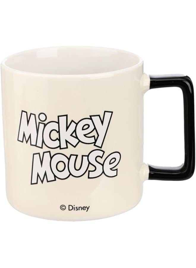 Miniso Mickey Mouse Collection Cartoon Ceramic Drinking Mug With Silicone Lid, 425 Ml Capacity, Mickey - Image 5