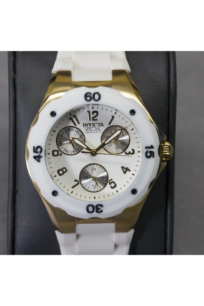 Invicta Women's 18796 Angel Analog Display Japanese Quartz White Watch - Image 4