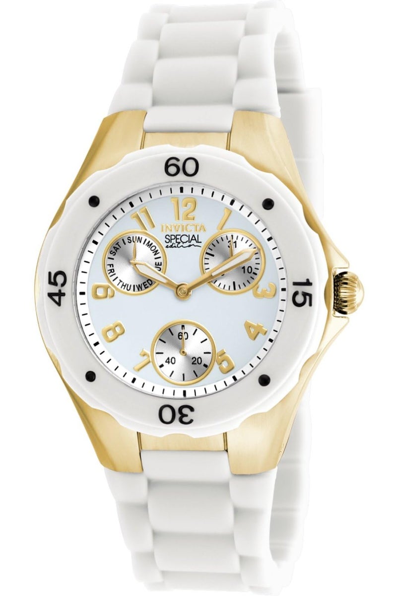 Invicta Women's 18796 Angel Analog Display Japanese Quartz White Watch - Image 1