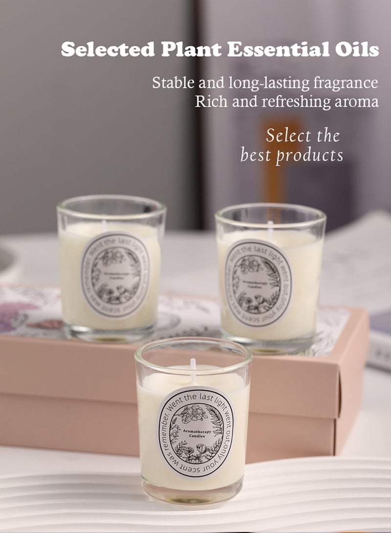 مس تيارا مجموعة هدايا شموع معطرة، مجموعة من 3 شموع معطرة، بثلاث روائح مختلفة، شموع معطرة من شمع الصويا، هدايا لعيد الأضحى، شموع عطرية، هدايا لذكرى الزواج، أعياد الميلاد، الحمامات، المنتجعات الصحية، التأمل، شموع برائحة الزهور، صندوق هدايا من التوابل الطبيعية 100% - Image 5