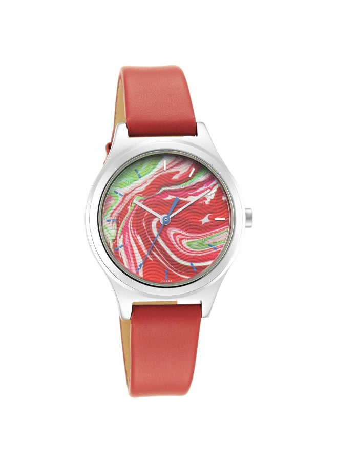 fastrack Women's Quartz Watch with Analog Display and Leather Bracelet 6152SL07  - Image 1