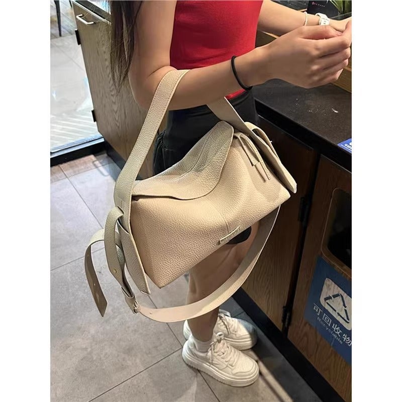 Songmont Yamashita Has Pine Ear Hanging Series Mini Eaves Fashion Versatile Work Clothing Satchel Crossbody Hobo - Image 3