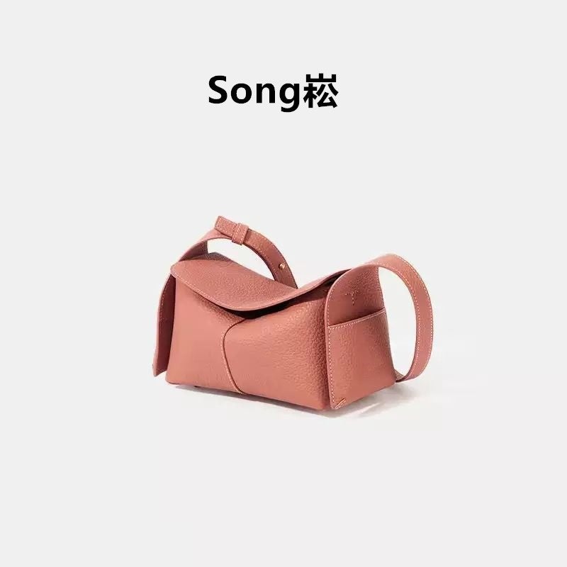 Songmont Yamashita Has Pine Ear Hanging Series Mini Eaves Fashion Versatile Work Clothing Satchel Crossbody Hobo - Image 1