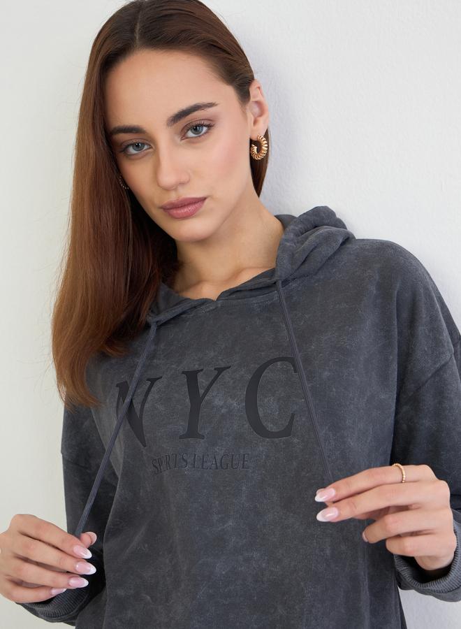 Styli Charcoal NYC Oversized Hoodie - Image 4