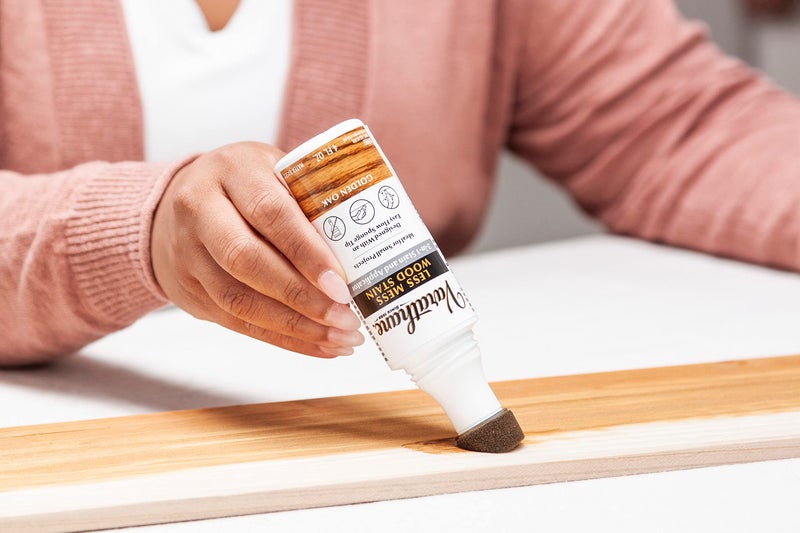 Varathane 368035 Less Mess Wood Stain and Applicator, 4 oz, Golden Oak - Image 4