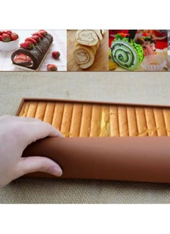 Just Quality 1pc, Swiss Roll Cake Mat (30.99cm X 25.98cm), Silicone Swiss Roll Mold, Baking Tools, Kitchen Gadgets, Kitchen Accessories  - Image 3