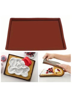 Just Quality 1pc, Swiss Roll Cake Mat (30.99cm X 25.98cm), Silicone Swiss Roll Mold, Baking Tools, Kitchen Gadgets, Kitchen Accessories  - Image 5