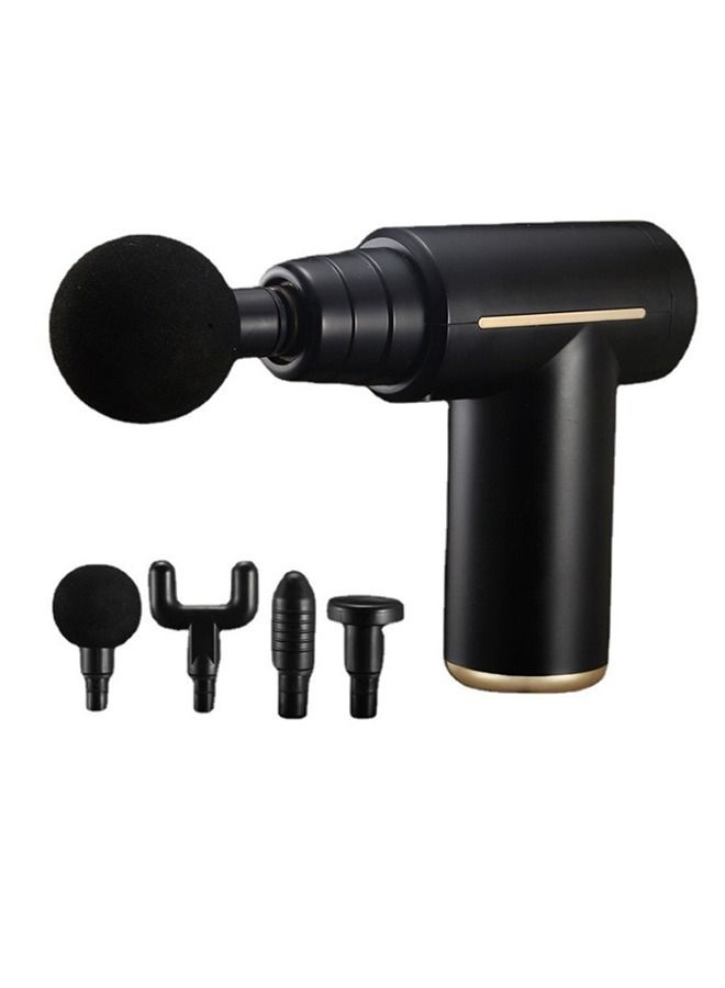 Arabest Mini Massage Gun, Portable 6 Speeds Muscle Massager Deep Tissue with 4 Massage Heads, Super Quiet Type-C Charging Percussion Massage Gun for Muscle Pain Stiffness Relief  - Image 1