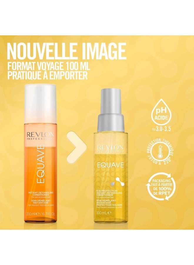 ريفلون بلسم ريفلون بروفيشنال إيكوايف للحماية من الشمس وفك تشابك الشعر الفوري، 100 مل، بلسم بخاخ يُترك على الشعر لفك التشابك مع حماية من الشمس، عناية بالشعر على مرحلتين مع حماية من الحرارة - Image 5