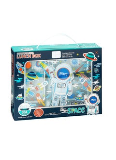 hibobi Kids Lunch Box Stainless Steel Bento Box - Astronaut Blue  - Image 2