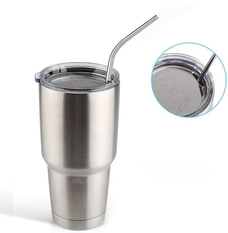 MADHYA Metal Straws Stainless Steel Straws 10.5" Drinking Straws Reusable, Perfect for Cocktail, for Yeti, Trail, Tumblers, Bars, moothies, Milkshakes, Juice, Tea (4 Bend Straw) - Image 2