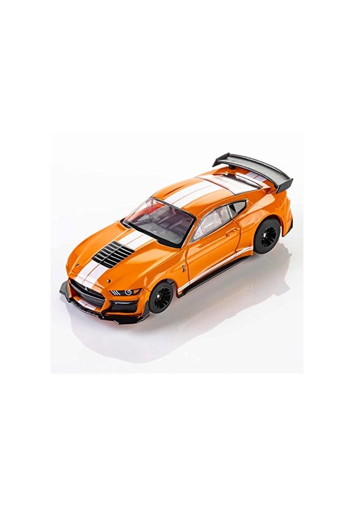 AFXRacemasters 2021 Shelby GT500 Twister OrangeWhite AFX22069 HO Slot Racing Cars - Image 1