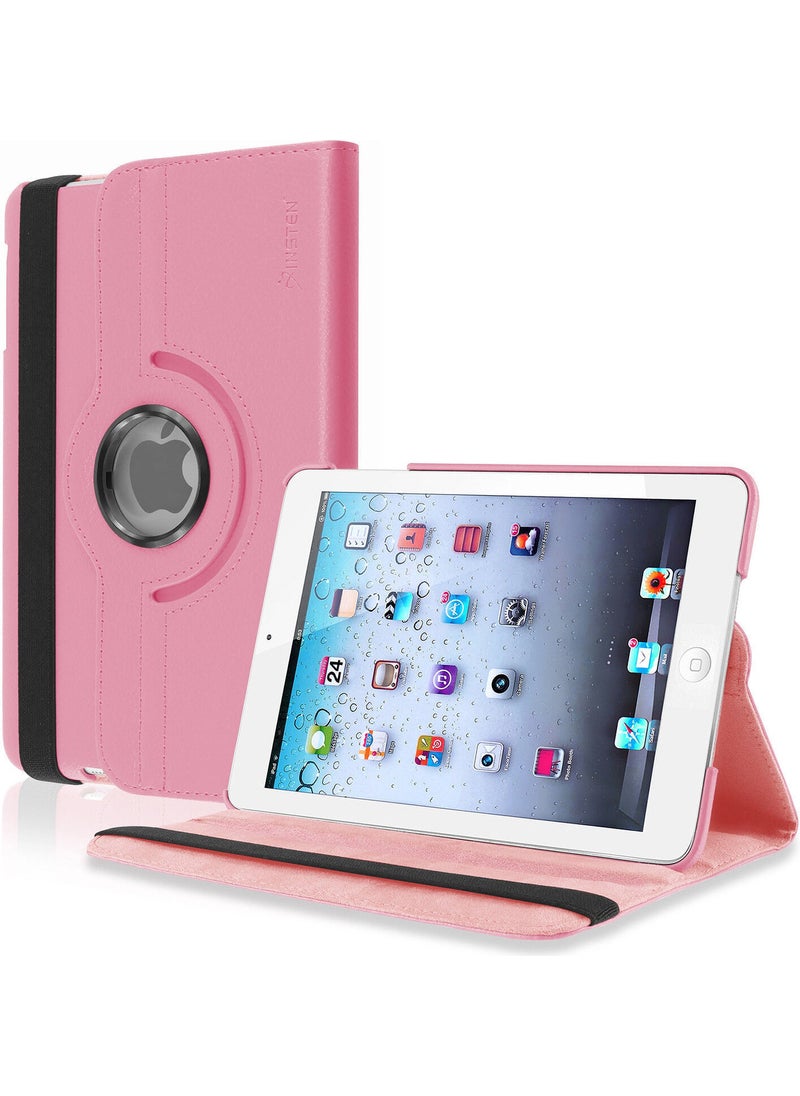Techmaster Apple iPad Air Case Rotatable 360 ​​Degree Adjustable Case - Pink 