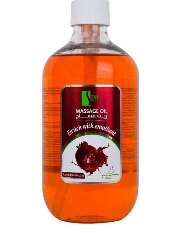Spa System Massage Oil Enrich With Emollient Pomegranate - Image 2