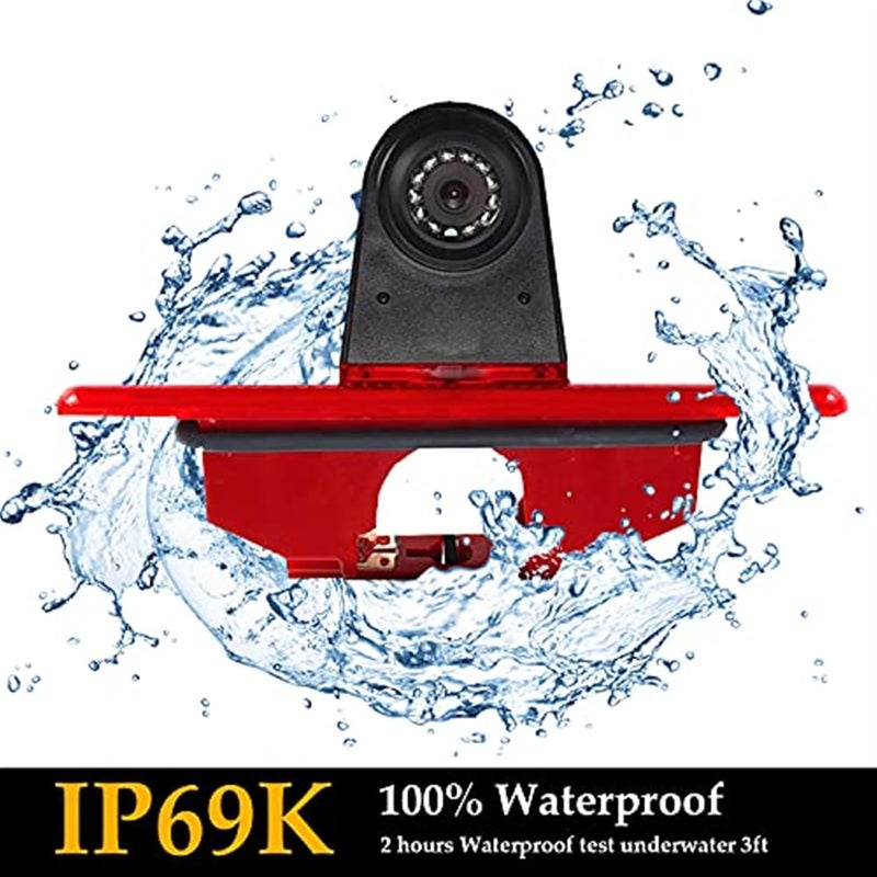 Yurefax E9 HD 720P Brake Light Camera with Monitor - Image 5